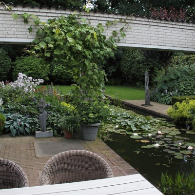 romantische tuin in veldhoven