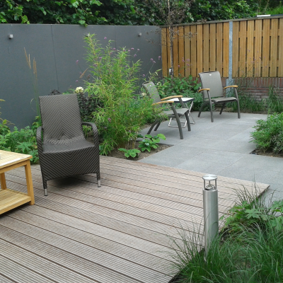 strakke tuin moderne kleine tuin in Eersel 